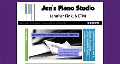 Desktop Screenshot of jenspianostudio.com